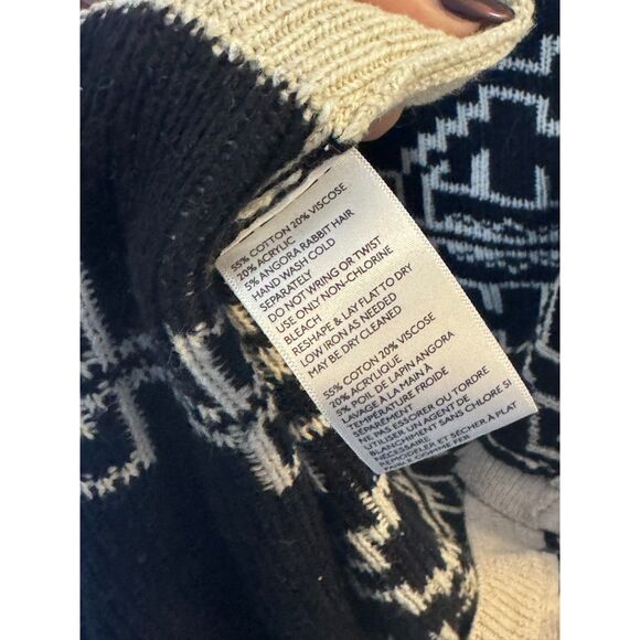 Staring at Stars by Urban Outfitters Aztec Open Front Waterfall Cardigan Small - Picture 8 of 8